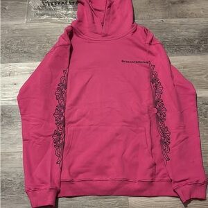 Vibrant Pink Graphic Hoodie